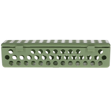 Instrument-Steri Container, with Snap Shut Lid, 8" x 1 3/4" x 1 3/4", Green, 1/Pk, 203SC-4