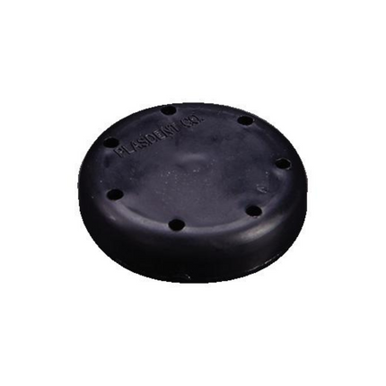 Magnetic Bur Block 7-Hole Small Round Black, 400BS-11