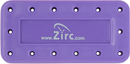 Magnetic Bur Block, 14-Hole, Neon Purple, 1/Pk, 50Z403R