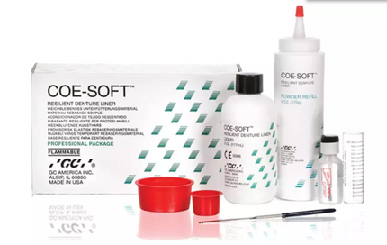 Coe-Soft Resilient Denture Reline Material, Self-Cure, Powder Refill, 5 lbs, 1/Pk, 344004
