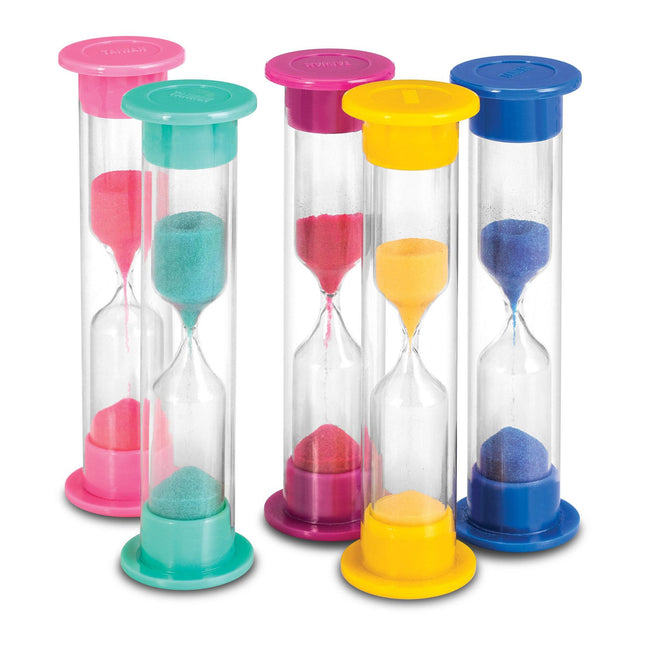 Brushing Sand Timers Approximate Three Minute Count 3 1/2" Tall 100 Timers Per Pack, 10-39710