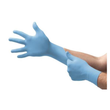 Aurelia Robust Nitrile Examination Gloves, Powder-Free, Medium, Blue, 100/Box