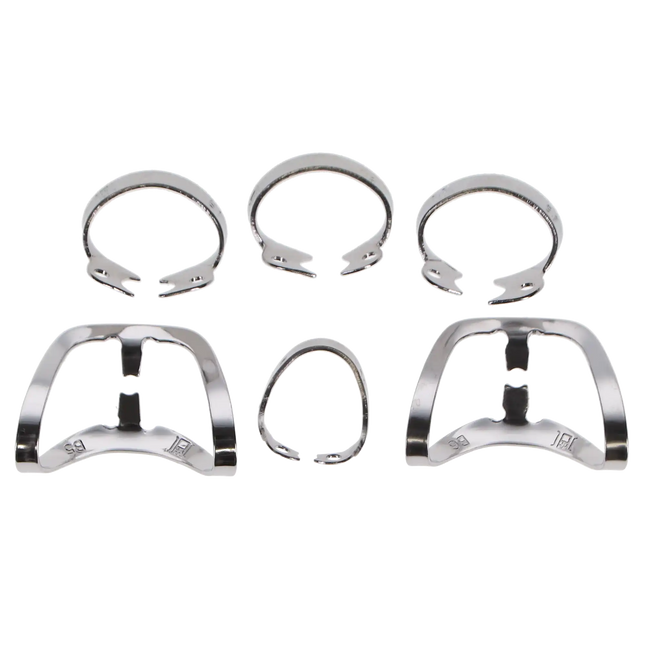 Coltene - Brinker Clamps (Tissue Retractors) Universal Clamp Set (one of each B-1, B-2