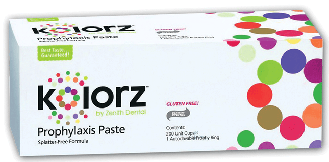 Kolorz Prophylaxis Paste, X-tra Coarse, Triple Mint, 200/Box, 788404