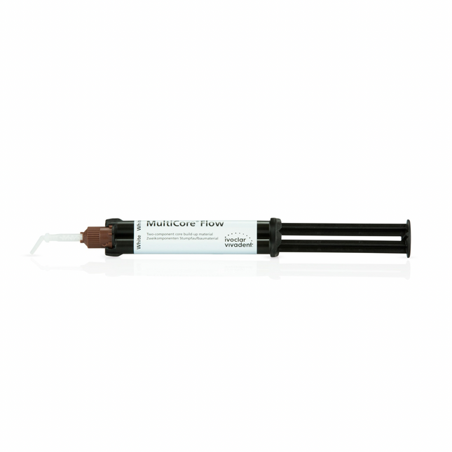 MultiCore Flow Composite Core Build-Up Material, Dual-Cure, Automix Syringe Refill, 10 g, White, 1/Pk, 604168