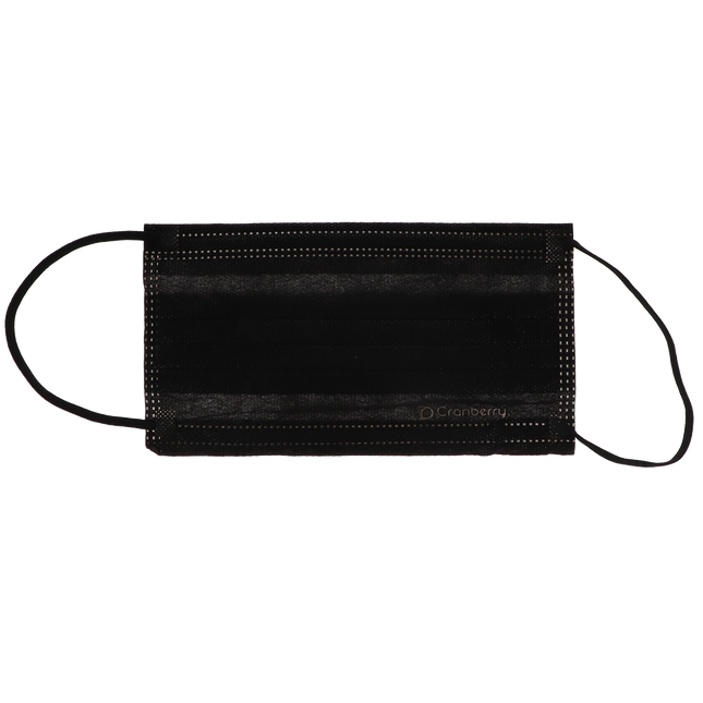 BeeSure Earloop Face Masks, ASTM Level 3, Black, 50/Pk, C2900K