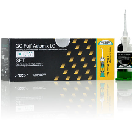 Fuji Automix LC Resin-Reinforced Glass Ionomer, Light-Cure, Cartridge Set, 14.9 g, Medium Viscosity, A2, 1/Pk, 012713
