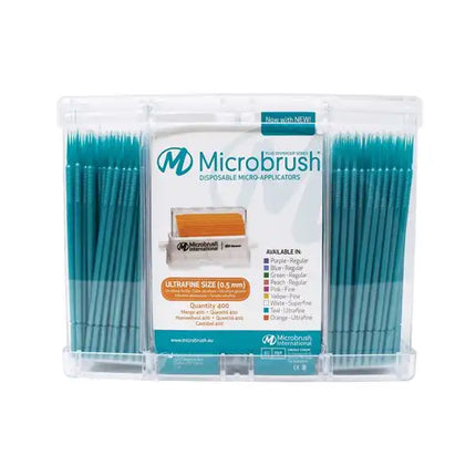 Microbrush Plus Dispenser Refill UltraFine Teal 400/Pk – CAROLINA ...