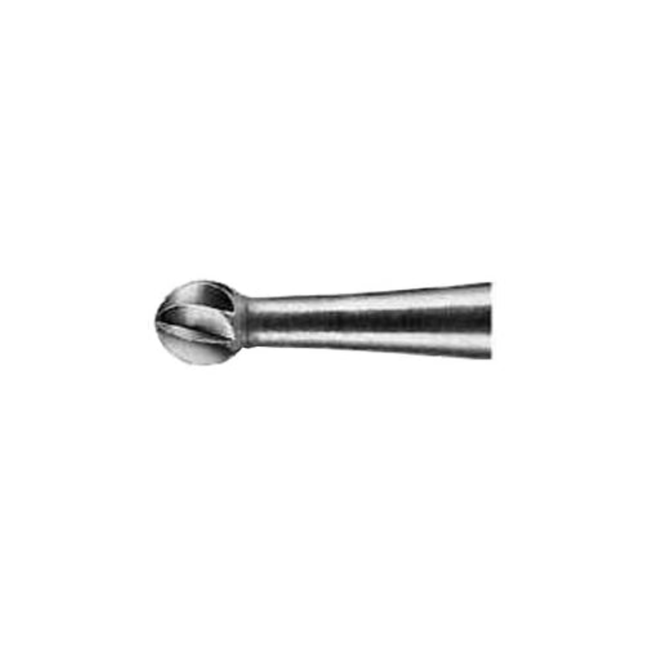 Carbide Bur, HP, # 1, Round, 100/Pk, MI-HP1-100