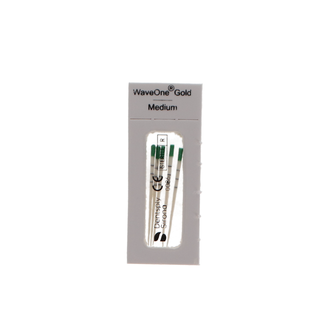 WaveOne Gold Paper Points, Sterile, Medium, Green, 180/Pk