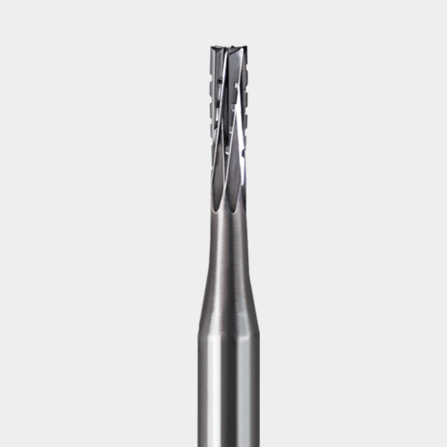 NeoBurr Operative Carbide Burs, FGSS, Straight Fissure Cross Cut, # 557, 1.0 mm, 50/Pk, FG557SS