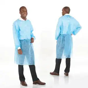 Medicom - SafeWear Form-Fit Isolation Gown Blue X-Large 12/Pk