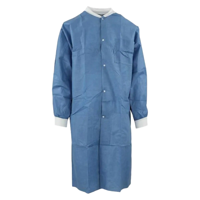 Medicom - SafeWear Hi-Perform Lab Coat Deep Blue X-Large 12/Pk