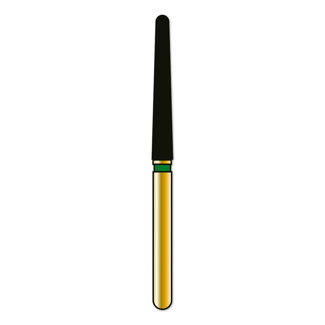 Coltene - Alpen Long Round End Taper 5Pk, Coarse Grit Green