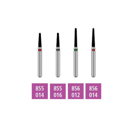 Coltene - Alpen x1 FG #863.012 Coarse Grit, Flame Shaped. Package 25/Pk
