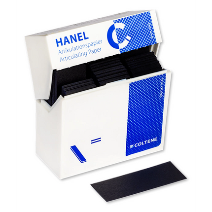 Coltene - Hanel Articulating Paper, .008" (200 microns) Blue Articulating Paper Strips