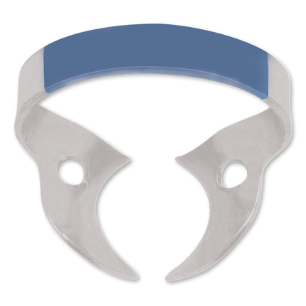 Hygenic Fiesta Color-Coded Wingless Clamp, Matte Finish, # 14A, Dark Blue, 1/Pk, H02802