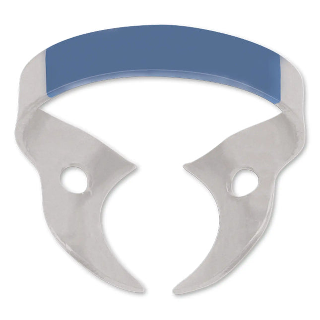 Coltene - Hygenic Fiesta Color Coded Clamps. #14A (dark blue) wingless metal dam clamp