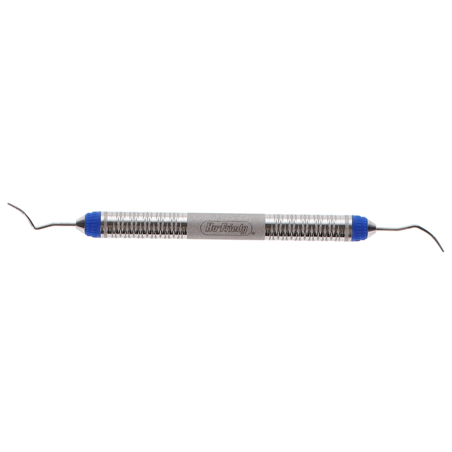 Diamond File Scaler, Double-Ended, Mesial/Distal, # 7 Satin Steel Colors, 1/Pk, SDCM/D7