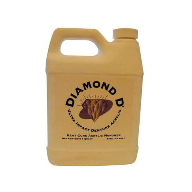 Diamond D Heat-Cure Liquid, 1 Quart, 1/Pk, 1013015