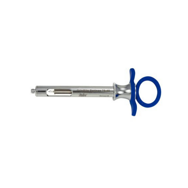 Aspirating Syringe, CW Type, Petite, 1.8 cc, Blue, 1/Pk, 76-40