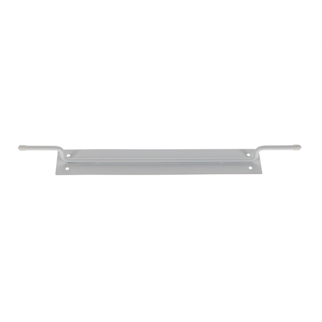 Hold-It Standard Apron Steel Hanger, 15" x 2", White, 1/Pk, 28