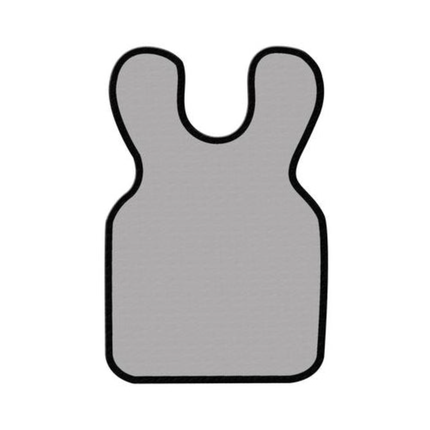 Patient Apron (Approx. 22 1/4" x 24 1/4"), .3MM Lead, Grey, 20-GREY