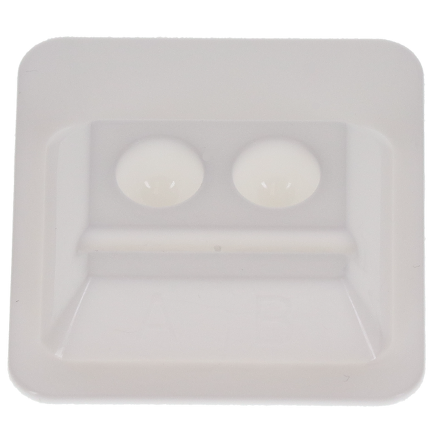 Bondwell Disposable Mixing Wells, 2-Well, White, 500/Pk, 900MW(B)-2