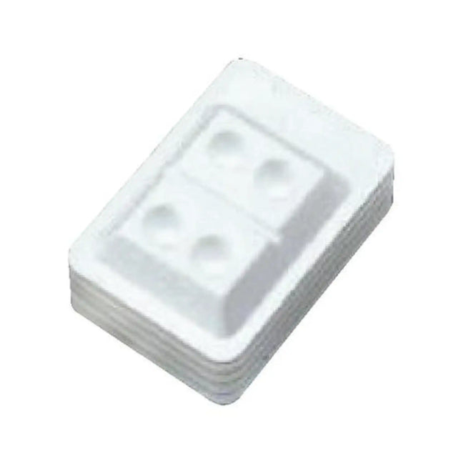 Plasdent - Bondwell Mixing Wells/4-Well White, 200Pcs/Box
