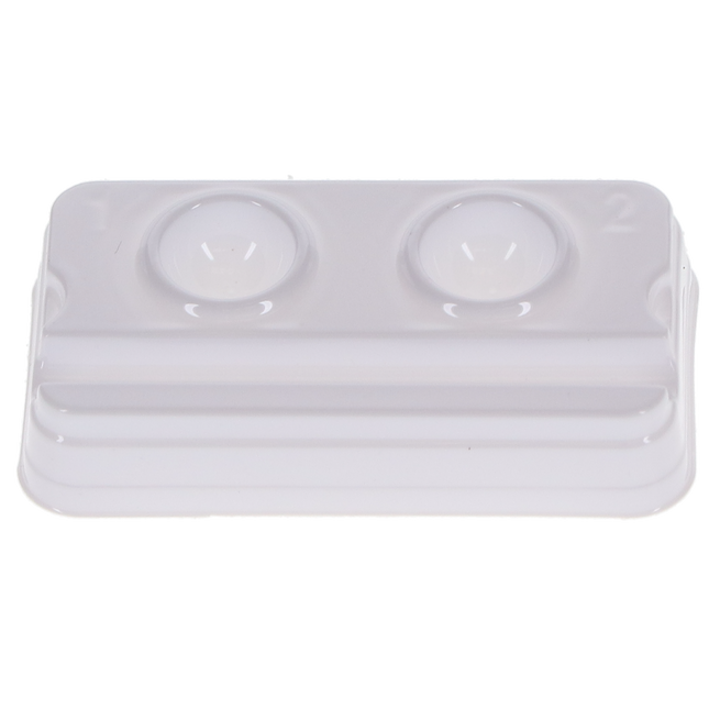 Bondwell-II, Disposable 2-Well Mixing Well, White, 200/Pk, 901MW-2