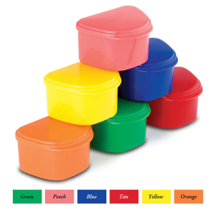 Plasdent - Classic Denture Bath 12Pcs/Box Assorted Colors