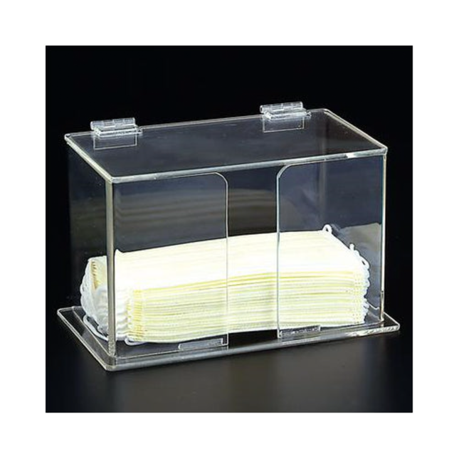 Earloop Face Mask Organizer, Acrylic, 8 1/2" x 5 1/4" x 5", Clear, 1/Pk, 1212