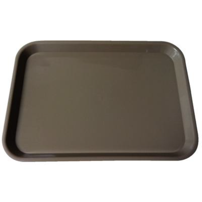 Set-Up Plastic Flat Trays, # B, Beige, 1/Pk, 300BF-7
