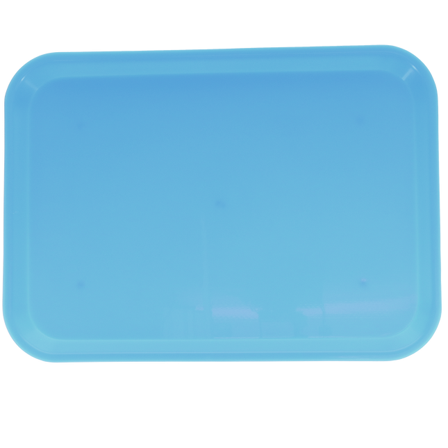 Set-Up Plastic Flat Trays, # B, Blue, 1/Pk, 300BF-2