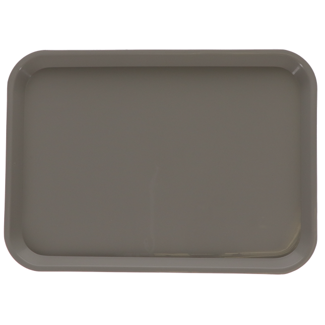 Set-Up Plastic Flat Trays, # B, Gray, 1/Pk, 300BF-9