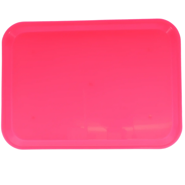 Plasdent - Flat Tray Size B Neon Pink (replaces PLA-300BFS-6N)