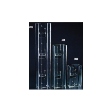 Double Glove Dispenser, Vertical, Clear, 1/Pk, 1500