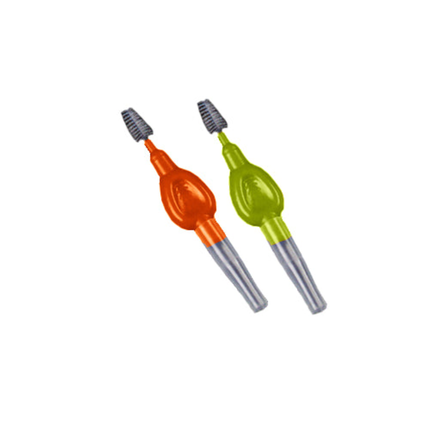 Plasdent - Interdental Brushes-Wide Blue & White Assorted 50 Bags Of 1Pcs/Box, 2000L