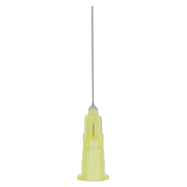 Monovac Irrigator Needle Tips, Monoject-Style, Side-Vented, 27 Ga, Yellow, 100/Pk, INT-M27