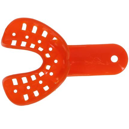 Ortho Impression Trays, Child, Lower # 2, Medium, Orange, 25/Pk, ITO-2L