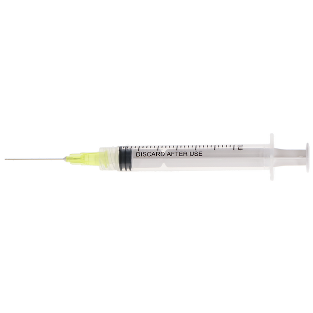 Probevac Pre-Tipped Irrigator Syringes, Max-i-Probe-Style Closed-End Needles, 3 cc, 27 Ga, Yellow, 100/Pk, INT-PPT0327