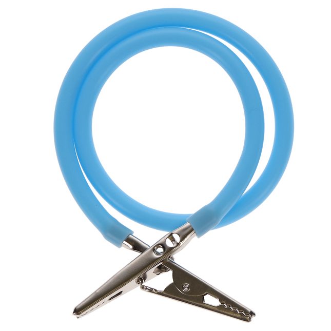 Spectrum Bib Clips, 17.5", Light Blue, 1/Pk, 204ABC-2