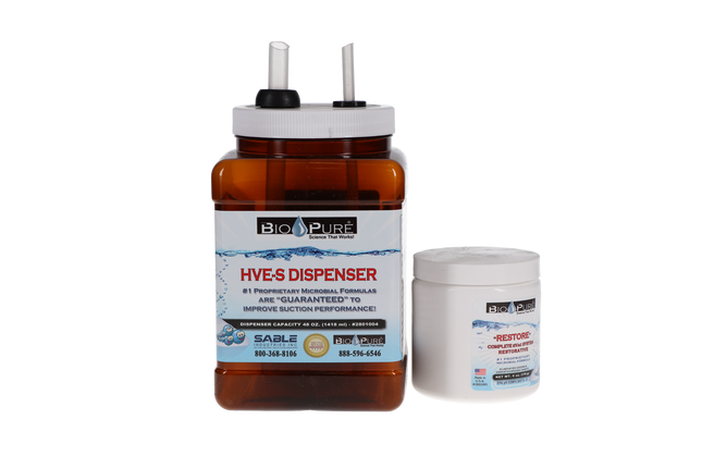 Bio-Pure eVac System Restore Kit, Powder, 6 oz, 1/Pk, 2801101