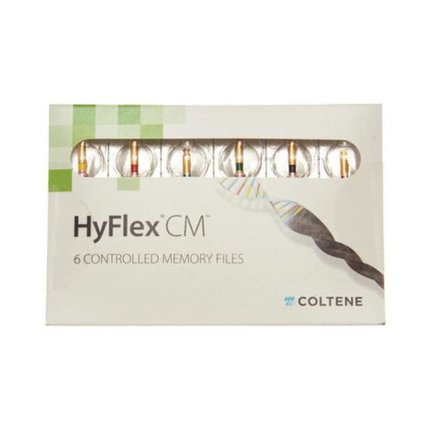 HyFlex CM NiTi Rotary Files, 25 mm, Assorted Taper, Assorted Large, 6/Pk, H825LRG