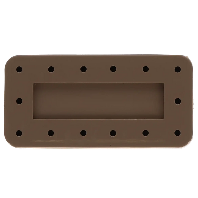 Plasdent - Rectangular Bur Block - Beige, Magnetic, 14 Burs Capacity, Dimension
