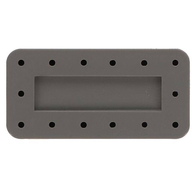 Magnetic Bur Block, 14-Hole, Rectangular, Gray, 1/Pk, 400BR-9