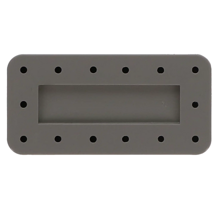 Plasdent - Rectangular Bur Block - Gray, Magnetic, 14 Burs Capacity, Dimension