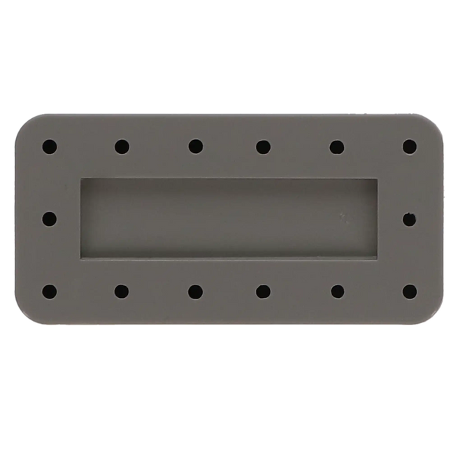 Plasdent - Rectangular Bur Block - Gray, Magnetic, 14 Burs Capacity, Dimension