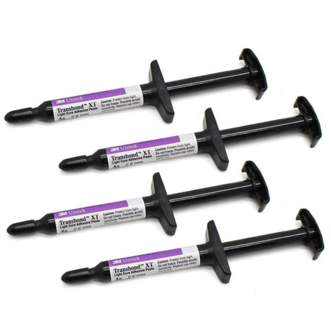 Transbond XT Refill: 4 x 4 Gm. Syringes. Orthodontic Adhesive Bracket Bonding