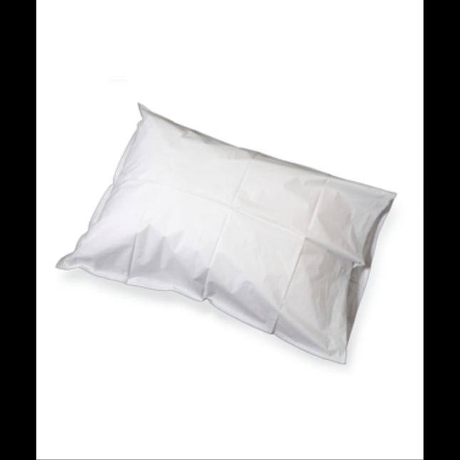Crosstex 21" x 30" Fluid Resistant Pillow Cases, Made of Tissue/Poly, Box of 100, PC2130